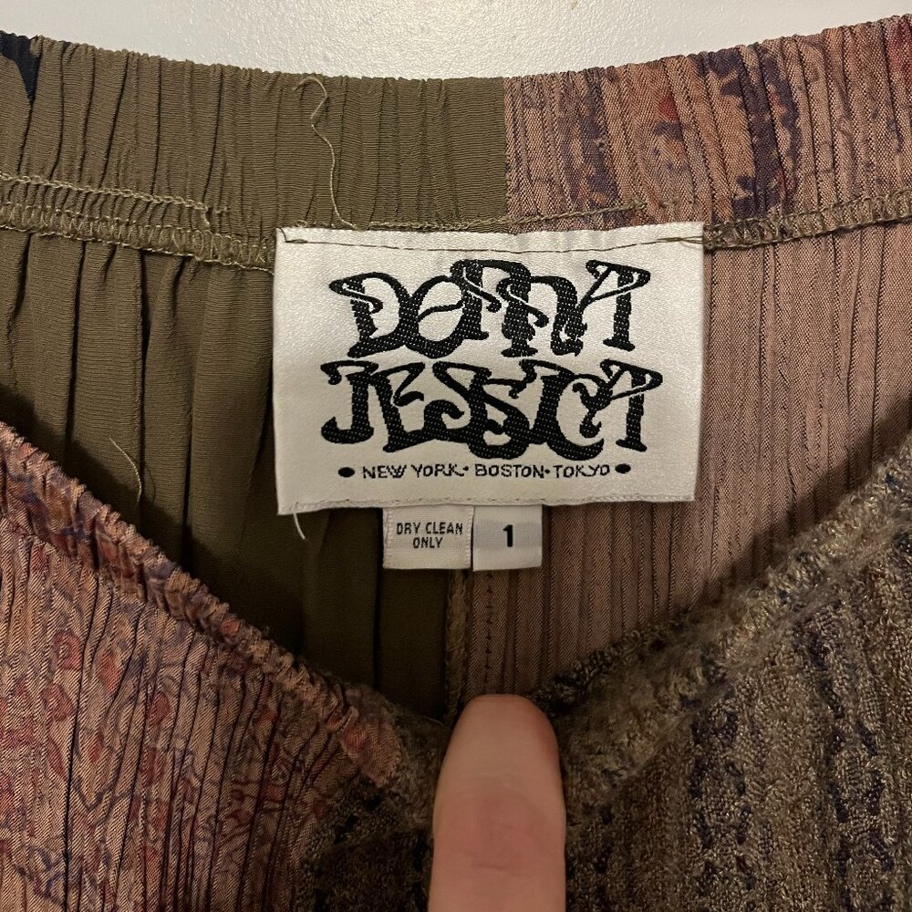Vintage Donna Jessica Patchwork Maxi Skirt